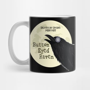 Button-Eyed Raven Mug